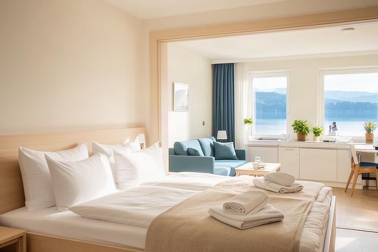 Gereinigte Ferienwohnung am Zürichsee mit frisch bezogenem Bett